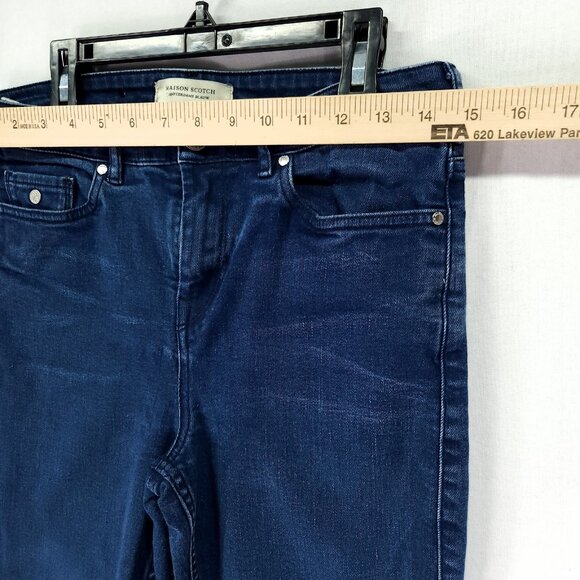 Maison Scotch Haut High Rise Skinny Jeans Size 30X32 Stretch Slimming - Picture 3 of 14